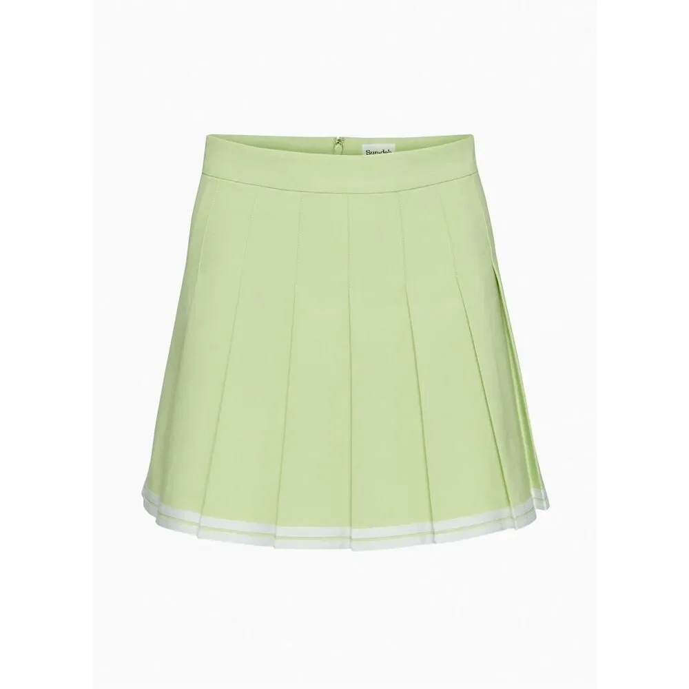 ✨Aritzia Sundays Best Olive Micro Pleated Sz 4 Skirt✨